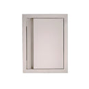 Renaissance Valiant Vertical Door in Stainless Steel, Large, Soft Close & Right Swing (VDV2SCR)