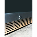 Renaissance 24-Inch 5.01 Cu Ft. Outdoor Rated Refrigerator in Stainless Steel with Reversible Glass Door (REFR2D)