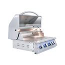Renaissance Premier 32-Inch Propane Gas Grill w/ Blue LED & Rear Burner (RJC32AL LP)