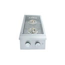 Renaissance Premier Natural Gas Slide-in Double Side Burner in Stainless Steel w/ Blue LED (RJCSSBL)