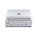 Renaissance Cutlass Pro 30-Inch Natural Gas Grill w/ Rear Burner, Briquette Trays & Blue LED Lights (RON30B)