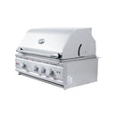 Renaissance Cutlass Pro 30-Inch Propane Gas Grill w/ Rear Burner, Briquette Trays & Blue LED Lights (RON30B LP)