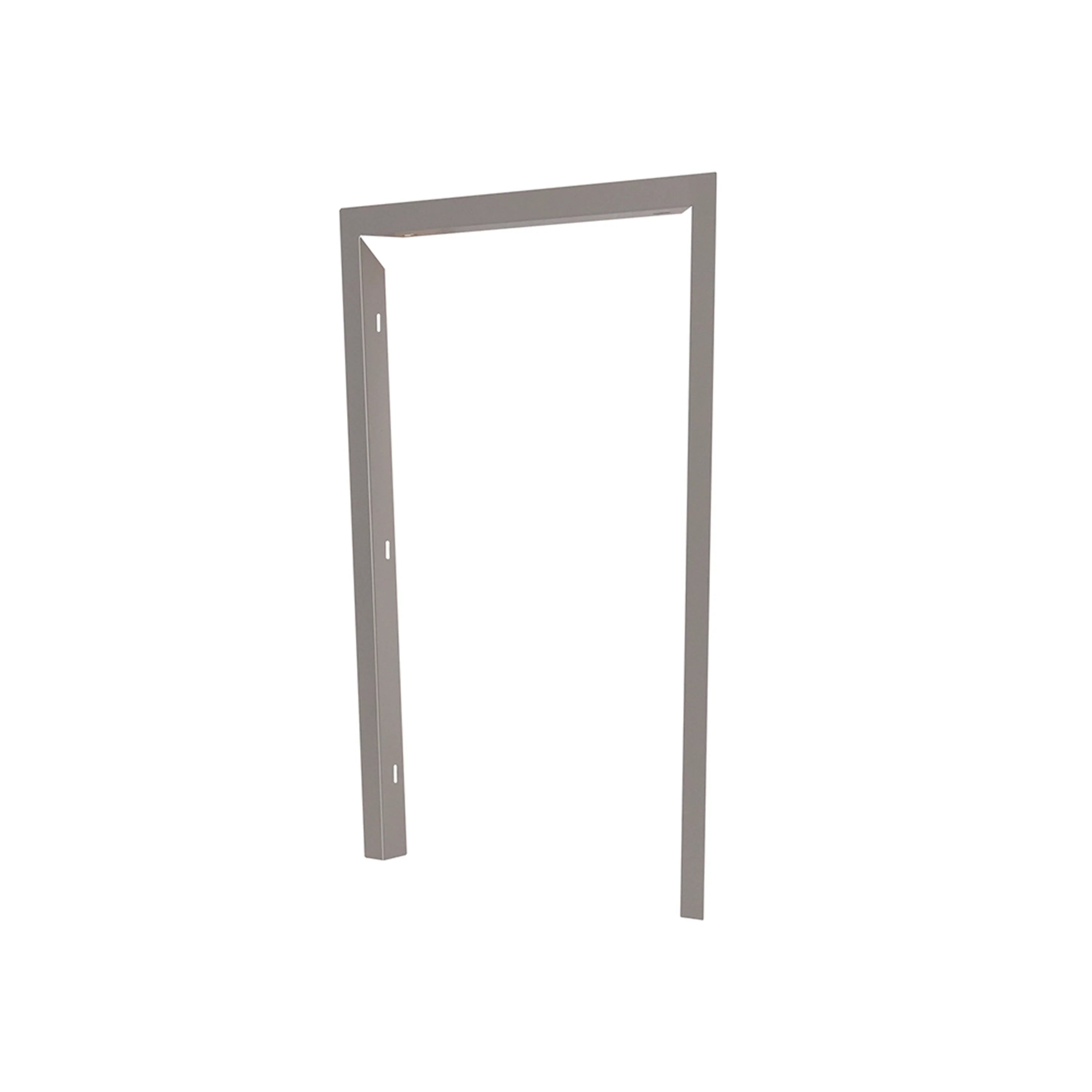 Stainless steel refrigerator trim kit frame panels, two vertical side pieces