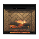 Dimplex Revillusion 24-Inch Built-In Electric Firebox - Herringbone with internal LED Lighting (REV24-HB)