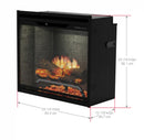 Dimplex Revillusion 24-Inch Built-In Firebox in Neutral Brick with internal LED Lighting (REV24-NB)