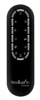 Dimplex Revillusion 24-Inch Built-In Firebox - Weathered Concrete with internal LED Lighting (REV24-WC)