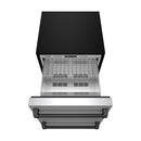 Gordon Ramsay by Thor Kitchen 24-Inch Undercounter Built-In or Freestanding Drawer Refrigerator in Stainless Steel with Black Trim (RF24U-BLK)