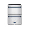 Gordon Ramsay by Thor Kitchen 24-Inch Undercounter Built-In or Freestanding Drawer Refrigerator in Stainless Steel with Blue Trim (RF24U-BLU)