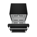 Gordon Ramsay by Thor Kitchen 24-Inch Undercounter Built-In or Freestanding Drawer Refrigerator in Black & Stainless Steel Trim (RF24UB-SS)