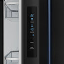 Gordon Ramsay by Thor Kitchen 30-Inch 17.5 cu ft French Door Counter Depth Refrigerator with Ice Maker in Black with Navy Blue Trim (RF3017FFD00-BLU)