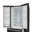 Gordon Ramsay by Thor Kitchen 30-Inch 17.5 cu ft French Door Counter Depth Refrigerator with Ice Maker in Black with Stainless Steel Trim (RF3017FFD00-SS)