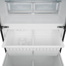 Gordon Ramsay by Thor Kitchen 30-Inch 17.5 cu ft French Door Counter Depth Refrigerator with Ice Maker in Black with Stainless Steel Trim (RF3017FFD00-SS)