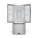 Gordon Ramsay by Thor Kitchen 30-Inch 17.5 cu ft French Door Counter Depth Refrigerator with Ice Maker in Stainless Steel with Black Trim (RF3017FFD99-BLK)