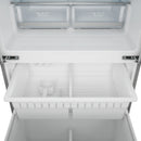 Gordon Ramsay by Thor Kitchen 30-Inch 17.5 cu ft French Door Counter Depth Refrigerator with Ice Maker in Stainless Steel with Black Trim (RF3017FFD99-BLK)