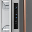 Gordon Ramsay by Thor Kitchen 30-Inch 17.5 cu ft French Door Counter Depth Refrigerator with Ice Maker in Stainless Steel with Rose Gold Trim  (RF3017FFD99-RSG)