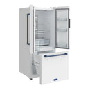 Gordon Ramsay by Thor Kitchen 30-Inch 17.5 cu ft French Door Counter Depth Refrigerator with Ice Maker in White with Blue Handles (RF3017FFDW-BLU)