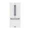 Gordon Ramsay by Thor Kitchen 30-Inch 17.5 cu ft French Door Counter Depth Refrigerator with Ice Maker in White with Blue Handles (RF3017FFDW-BLU)