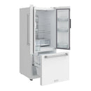 Gordon Ramsay by Thor Kitchen 30-Inch 17.5 cu ft French Door Counter Depth Refrigerator with Ice Maker in White (RF3017FFDW)