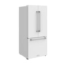 Gordon Ramsay by Thor Kitchen 30-Inch 17.5 cu ft French Door Counter Depth Refrigerator with Ice Maker in White (RF3017FFDW)