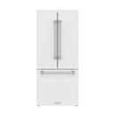 Thor Kitchen 3-Piece Appliance Package - 36-Inch Propane Gas Range, 30-Inch Refrigerator, & 24-Inch Dishwasher in White