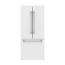 Gordon Ramsay by Thor Kitchen 30-Inch 17.5 cu ft French Door Counter Depth Refrigerator with Ice Maker in White (RF3017FFDW)