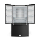 Gordon Ramsay by Thor Kitchen 3-Piece Appliance Package - 30-Inch Gas Range with Tilt Panel, 36-Inch Refrigerator, and Dishwasher in Black with Stainless Steel Trim