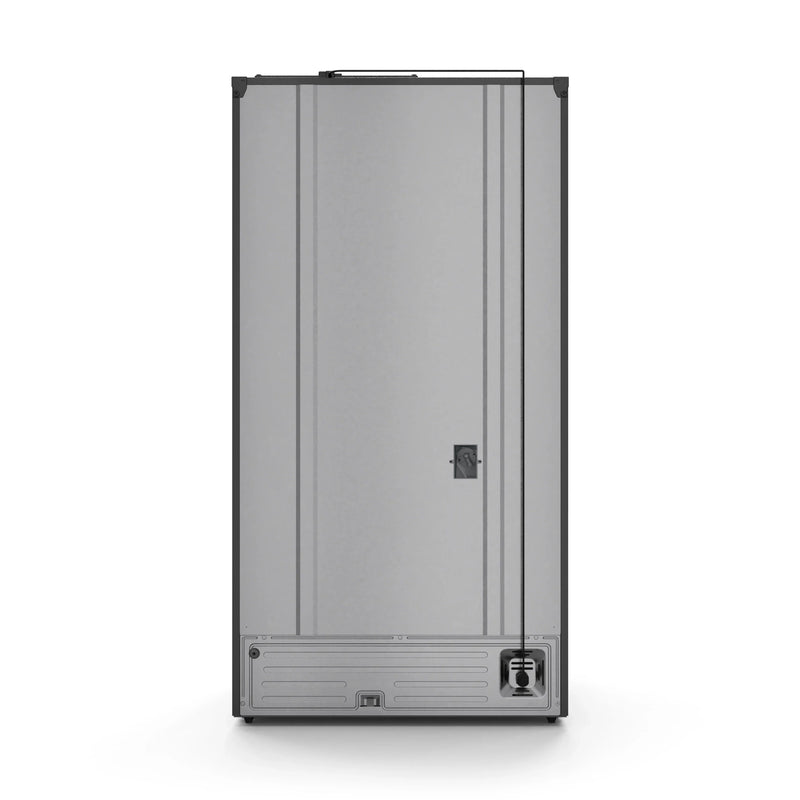 Gordon Ramsay by Thor Kitchen 3-Piece Appliance Package - 36-Inch Propane Gas Range, Tilt Panel, 36-Inch Refrigerator, and Dishwasher in Black