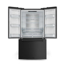 Gordon Ramsay by Thor Kitchen 36-Inch 20.3 cu ft French Door Counter Depth Refrigerator with Ice Maker in Black (RF3621CTD00)