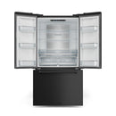 Gordon Ramsay by Thor Kitchen 3-Piece Appliance Package - 36-Inch Propane Gas Range, Tilt Panel, 36-Inch Refrigerator, and Dishwasher in Black