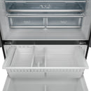 Gordon Ramsay by Thor Kitchen 36-Inch 20.3 cu ft French Door Counter Depth Refrigerator with Ice Maker in Black (RF3621CTD00)