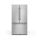 Gordon Ramsay by Thor Kitchen 4-Piece Appliance Package -  30-Inch Electric Range,  Wall Mount Range Hood, 36-Inch French Door Refrigerator, and Dishwasher in Stainless Steel