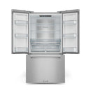 Gordon Ramsay by Thor Kitchen 3-Piece Appliance Package - 36-Inch Propane Gas Range, Tilt Panel, 36-Inch Refrigerator, and Dishwasher in Stainless Steel