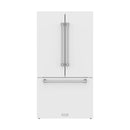 Gordon Ramsay by Thor Kitchen 36-Inch 20.3 cu ft French Door Counter Depth Refrigerator with Ice Maker in White (RF3621CTDW)