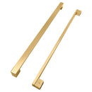 ZLINE Autograph Edition Modern Handles (Set of 4) for Counter-Depth and Standard-Depth Refrigerators in Polished Gold (RFMHZ-F-36-G)