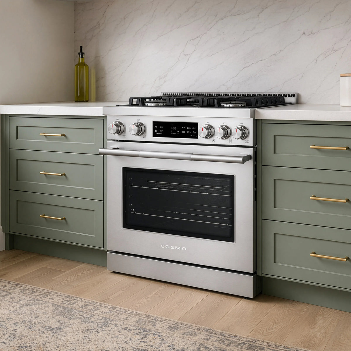 Cosmo 30-Inch Gas Range in Stainless Steel (COS-RGS305SS)