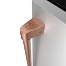 Gordon Ramsay by Thor Kitchen 15-Inch Undercounter Built-In/Freestanding Ice Maker in Stainless Steel with Rose Gold Handle (RIM1501-RSG)