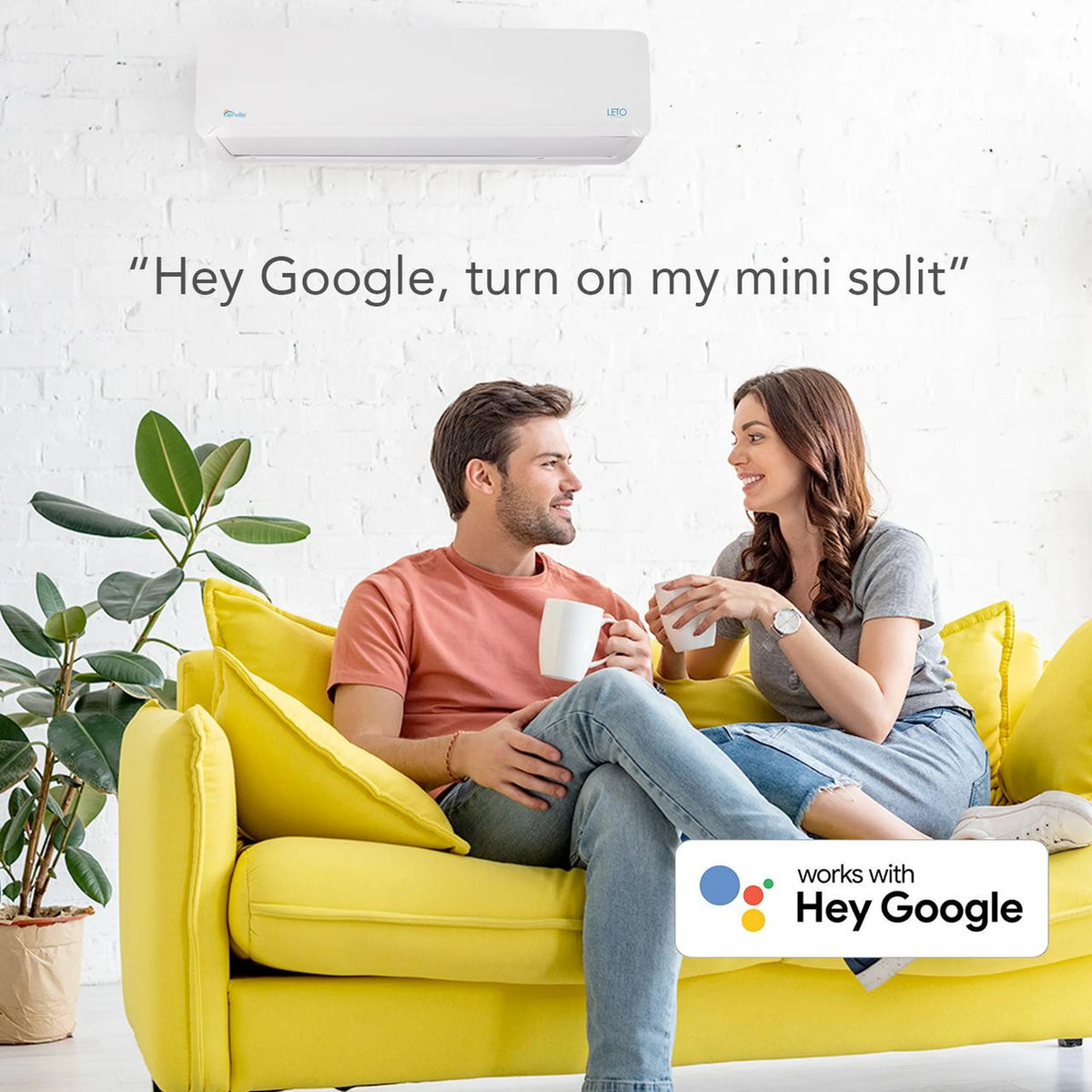 Smart WiFi kit for Hey Google voice control of mini split air conditioner
