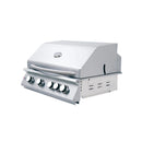 Renaissance Premier 32-Inch Natural Gas Grill w/ Rear Burner, Cart & Gas Connection (RJC32A CK)