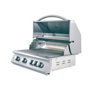 Renaissance Premier 32-Inch Natural Gas Grill w/ Rear Burner, Cart & Gas Connection (RJC32A CK)