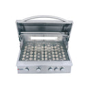 Renaissance Premier 32-Inch Natural Gas Grill w/ Rear Burner, Cart & Gas Connection (RJC32A CK)