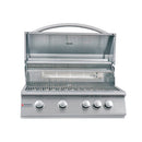 Renaissance Premier 32-Inch Natural Gas Grill w/ Rear Burner, Cart & Gas Connection (RJC32A CK)