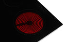 ROBAM 30-Inch 4 Burners Ceramic Glass Cooktop in Black Tempered Glass (W412)
