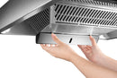 ROBAM CleanAir 30-Inch 1100 CFM Dual Mount Range Hood in Stainless Steel (A831)