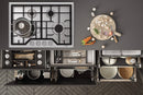 ROBAM G-Series 30-Inch Dual Fuel Cooktop with 4 Burners in Stainless Steel (G413)