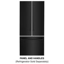 ZLINE 36-Inch Refrigerator Panels in Black Stainless Steel for RBIV 36-Inch Built-in Refrigerator (RPBIV-BS-36)