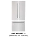 ZLINE 36-Inch Refrigerator Panels in Fingerprint Resistant Stainless Steel for RBIV 36-Inch Built-in Refrigerator (RPBIV-SN-36)