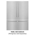ZLINE 60-Inch Refrigerator Panels in Fingerprint Resistant Stainless Steel for RBIV-60-Inch Built-in Refrigerator (RPBIV-SN-60)