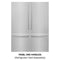 ZLINE 60-Inch Refrigerator Panels in Fingerprint Resistant Stainless Steel for RBIV-60-Inch Built-in Refrigerator (RPBIV-SN-60)
