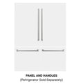 ZLINE 60-Inch Refrigerator Panels in White Matte for RBIV-60-Inch Built-in Refrigerator (RPBIV-WM-60)