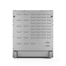 Gordon Ramsay by Thor Kitchen 4-Piece Appliance Package -  30-Inch Electric Range,  Wall Mount Range Hood, 36-Inch French Door Refrigerator, and Dishwasher in Stainless Steel with Blue Trim